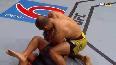 Jose Aldo puts Jeremy Stephens out to pasture, with a nasty liver shot