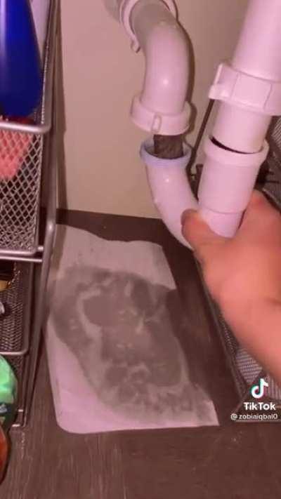 Clogged drain