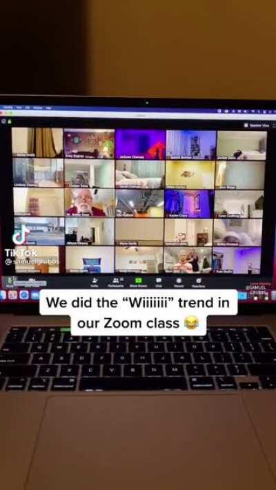 Zoom class prank