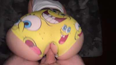 Jiggly Booty Pawg SpongeBob Panty Backshots & Anal