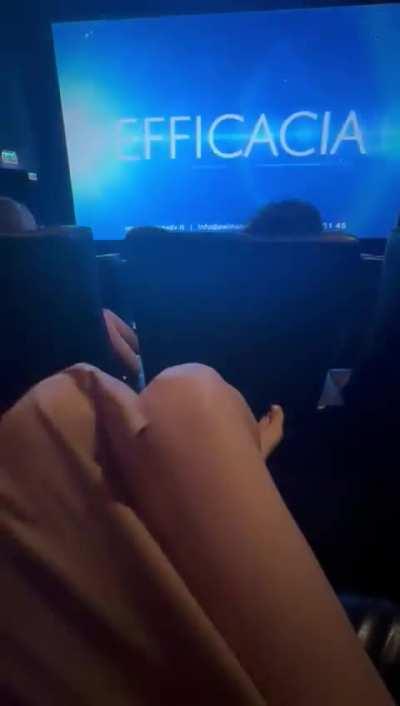 me rubbing my feet while sitting in a movie theater. Would you like to crawl down the aisle to me and sniff my feet while I enjoy the film?