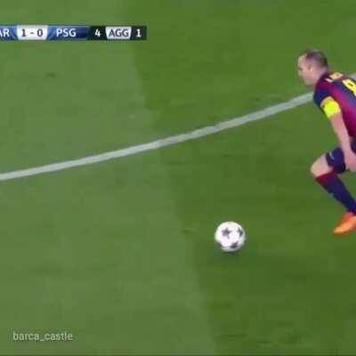 That legendary dribble and assist from Iniesta ⚽️ God I miss him. Nothing is the same ever since he left. Barca vs Psg 2015/16 Champions League Quaterfinal.