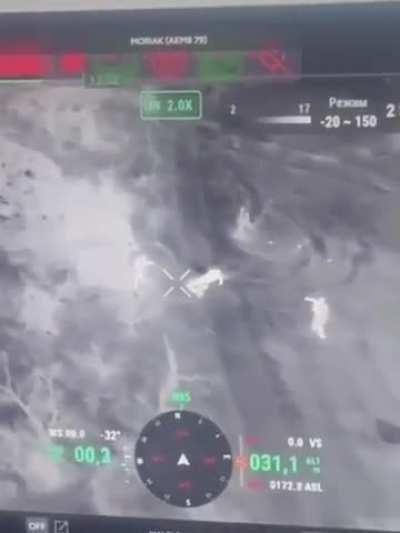 Ukrainian soldiers gun down a surrenedering Russian