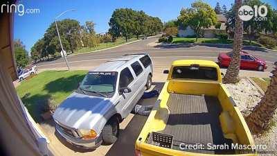 Catalytic converter thieves confronted with paintball guns in Turlock bail on crime