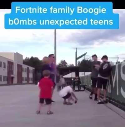 Fortnite family boogie bombs unsuspecting teens