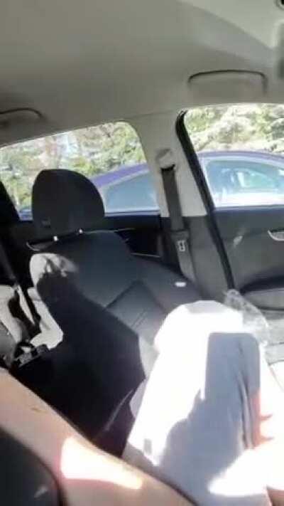 GOT CAUGHT MASTERBATING IN MY CAR!!