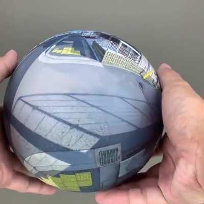 360° Painted Sphere by Daisuke Samejima