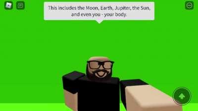 Vsauce in roblox.