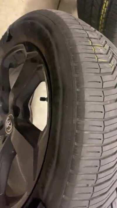 They wanted to know if they tire was patchable