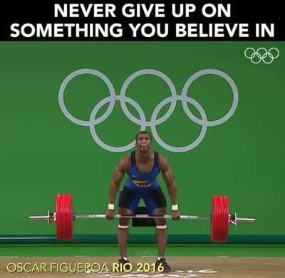 12 years of not giving up on yourself .The Incredible story of Colombian weightlifter ,Oscar Figueroa