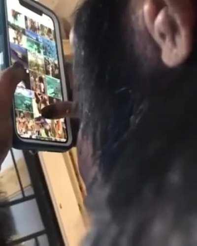 Ape using a Smartphone