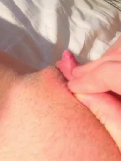 my big clit throbs when i cum