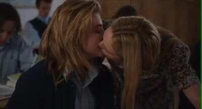 Chloe Grace Moretz kissing her teacher