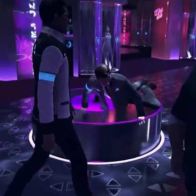 Detroit Become Human - Connor walking away Mission Successful