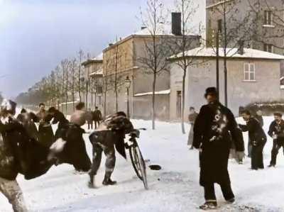 Fuck That Dude on a Bike (Colorized 1896 film from France)