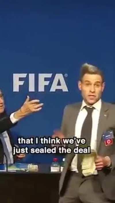 Trolling taken to a new level FIFA [World cup/activism/qatar/corruption]