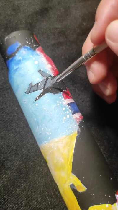 Thank you Norway. Painted on 30mm shell.