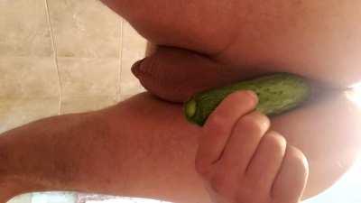 Cucumber insertion all the way