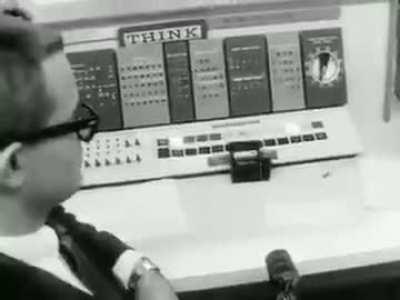 IBM computer playing jingle bells in 1965