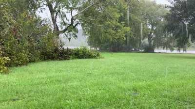 Enjoy the relaxing sounds of rain from my front porch!