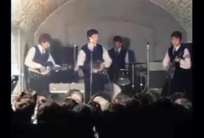The Beatles performing “Some Other Guy” at the Cavern Club in Liverpool, 1962