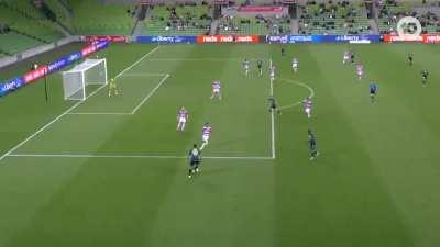 Ben Garuccio scores an unbelievable scorpion kick goal in the A-League for Western United.