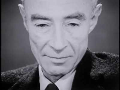 Robert Oppenheimer talking about the first detonation of a nuclear weapon on July 16, 1945 - from an Interview in 1965. Chills