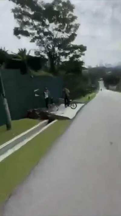 what could go wrong riding a bike at high speed