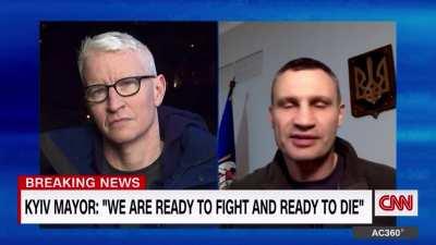 Vitaly Klitschko’s message to Vladimir Putin