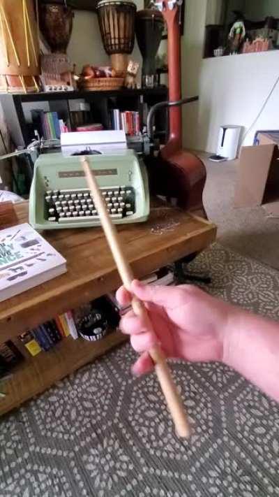 Here's my technique for spinning a drum stick. You know, for all those times you need to spin a stick.