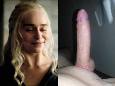 Emilia clarke deserves a lot more cum