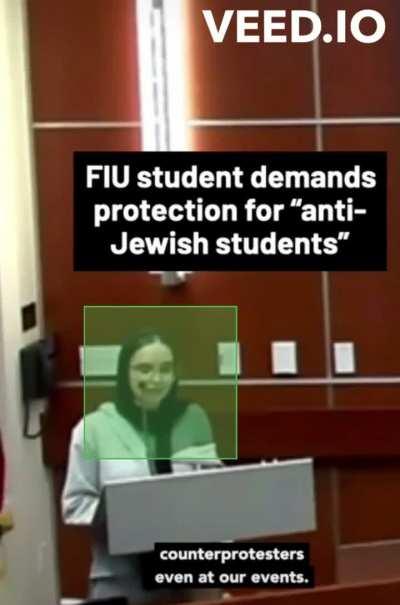 She forgot to swap the &quot;Jews&quot; with &quot;Zionists&quot;