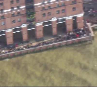 People have been queuing all night in over 3 miles long queue to say the final goodbye to the Queen.