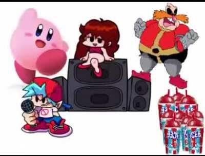 BOYFRIEND &amp;amp; GIRLFRIEND get diabetic with KIRBY &amp;amp; ROBOTNIK while having 9 ICEES