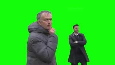 [GREEN SCREEN] Jose Mourinho Shhh Meme Template - Manchester United vs Tottenham - October 28, 2017