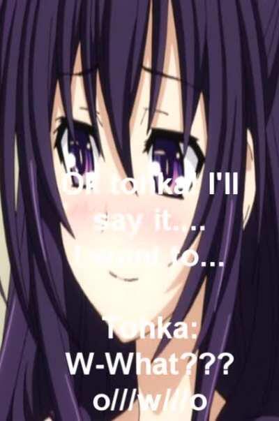 Today I am asking out Tohka! (Fancam)