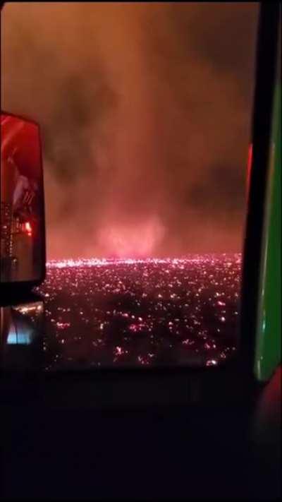 🔥 Fire tornado in California 🔥