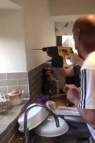 drilling a hole