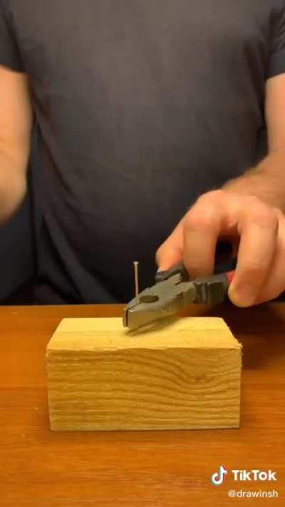 How to hammer a nail