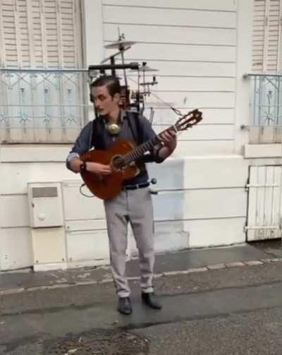 A one-man team taken to a musical level