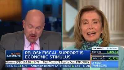 CNBC Host Jim Cramer Calls Pelosi ‘Crazy Nancy’ to Her Face, Scrambles to Backtrack