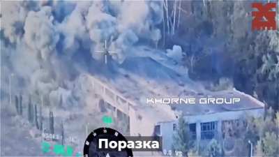 116th Separate Mechanized Brigade with the help of the Ukrainian aviation, strike Russian personnel in Krasnooktyabrsky, Kursk. 27.09.2024. Music from source.