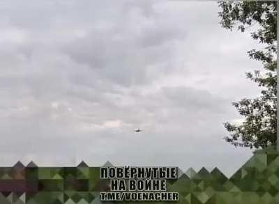 Russian Airforce Su-25 planes conducting CAS against positions of the “Freedom of Russia Legion and Russian Volunteer Corps” in the Belgorod Region.