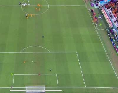 This is what the dutch players were doing: This is lautaro martinez being mocked right before going to shoot