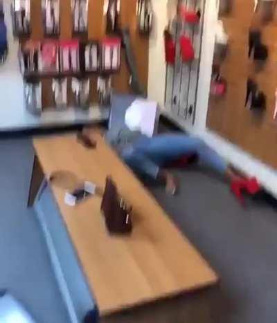 WCGW while trying new shoes.