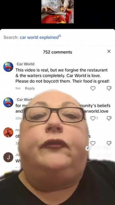 TikToker asked waitresses to join in a skit. People think the vid is real and it’s hurting the business. The TikToker lies and says the vid was real