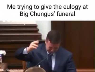 Honky boy cry because big chungus die 😭 so sad give me 500 likes