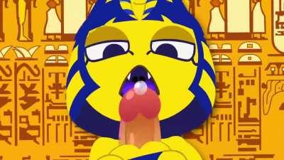 Ankha Hot X Horny Sex Animation By Minus8 Remastered By Zone