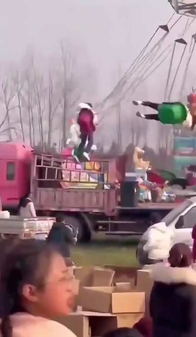 WCGW if I park my truck over by the flying swing ride? 