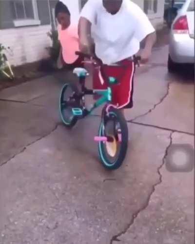 Let me Show you Kid How to ride a bicycle. WCGW??